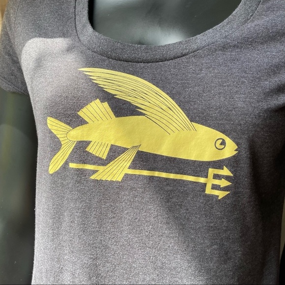 Patagonia Gray Tee with Gold Graphic - Picture 13 of 15